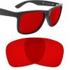 WANXIN Red Replacement Lenses for Ray-Ban RB4165, Blue Light Blocking Sleeping Glasses, Men and Women view 4