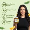 Agave Sweet Mango Jalapeno Fruit Spread with Agave Syrup | No Sugar Mango Jalapeno Jam Alternative | No Preservatives, Vegan-Friendly | 10 oz Recyclable Glass Jar view 3