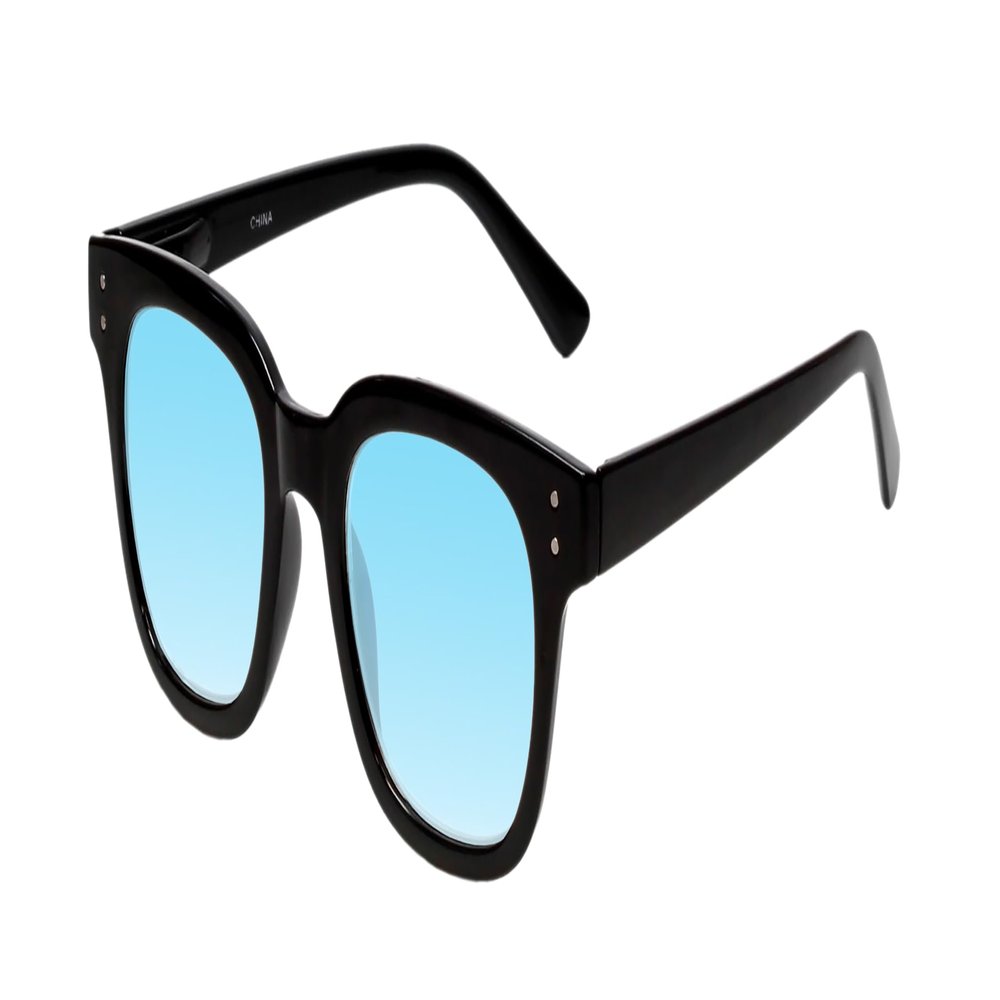 Medspex R785 Color Therapy Reading Glasses +2.25 Gloss Black/Baby Blue Unisex Fluorescent Light Sensitivity Chromotherapy Chakra Healing