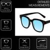 Medspex R785 Color Therapy Reading Glasses +2.25 Gloss Black/Baby Blue Unisex Fluorescent Light Sensitivity Chromotherapy Chakra Healing view 3