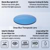 Medspex R785 Color Therapy Reading Glasses +2.25 Gloss Black/Baby Blue Unisex Fluorescent Light Sensitivity Chromotherapy Chakra Healing view 4
