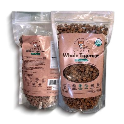 Chufly Tiger Nuts Organic Raw (Chufa Nuts), 20 oz | Nut-Free Superfood Snack | Allergen-Free, Kosher, Vegan, Gluten Free, Non-GMO, Keto & Paleo Friendly | Prebiotic Fiber and Low-Calorie Snack