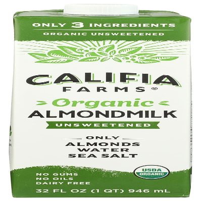 Califia Farms Organic Unsweetened Almond Milk, 32 FZ