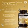 Manna Beta Glucan+ Capsules | 1000mg Beta Glucan Complex | Reishi Mushroom & Oats | Supplement for Immune Support, Heart Health, Cellular Renewal & Antioxidant Protection | 60 Count view 4
