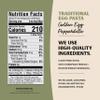 Al Dente Golden Egg Pappardelle All-Natural, Hand-Crafted Egg Pasta. Traditional Pasta Noodles Made with Cage-Free Eggs and Semolina. (Packaging May Vary) - 12oz Bags (Pack of 4) view 3