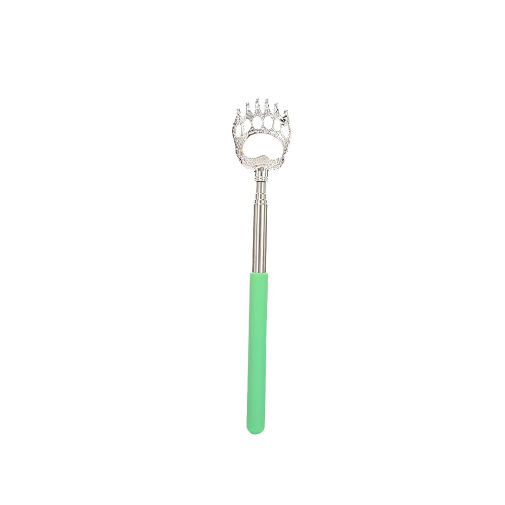 Gooddyiyukey Back Scratcher Extendable, 23 Inch Telescoping Metal Bear Claw Portable Back Scratcher with Long Rubber Handles,Stocking Stuffer,Backscratchers for Men Adults Kids Women