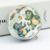 Crocodile Friends Pill Box 3 Compartment Waterproof Pill Case with Mirror Portable for Purse Pocket Daily Medicine Vitamin Organizer Travel Med Container Holder for Fish Oil Supplements view 4