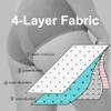 xignfoea Incontinence Underwear Women, 4-Layer Leak-Proof Underwear for Women 55+, Dry & Secured (4 Colors D,XX-Large) view 3
