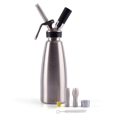 JOYOU WHIP CREAM Commercial Use Professional 304 Stainless Steel 1000ml Whip Cream Dispenser, yields for cold prepations dishwasher safe essential for coffee and dessert.absolutely best used.