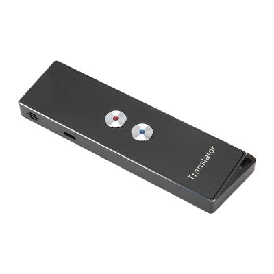 Bewinner 99% Accuracy 5.0 Smart Language Translator Device Portable Travel Aluminum Travel Voice Translator (BLACK)