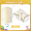 VASANA 50Pcs 3.54x2.56 Inch Kraft Paper Mini Pillow Box with White Ribbon Foldable Gift Box Party Candy Favor Holder Containers for Wedding Birthday Holidays view 2
