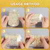 VASANA 50Pcs 3.54x2.56 Inch Kraft Paper Mini Pillow Box with White Ribbon Foldable Gift Box Party Candy Favor Holder Containers for Wedding Birthday Holidays view 4