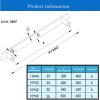 Stainless Steel Shower Door Handle - Polished Finish, Push & Pull Knobs, Grab Bar for Tempered Glass, Durable Bathroom Hardware, Ideal for Home & Hotel Use (500mm) view 3
