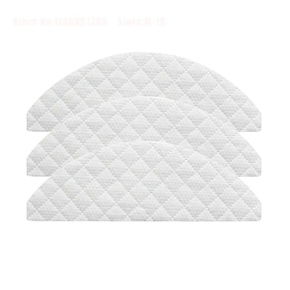 100 Pcs Disposable Mop Rag PadsCompatible For Roidmi EVE Plus Robotic Vacuum Cleaner High Quality Cloth Accessories
