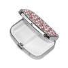 Mini Pill Organizer Moisture-Proof Design Daily Vitamin Case Compact Purse Carry Essential, Dia De Los Muertos Day of The Dead Skull Floral view 2