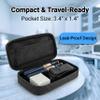 Black Needle Tip Clipper & Pin Cutter Compact Stainless Steel Disposal Tool with 3000+ Capacity | Travel-Ready Heavy-Duty Blade for Sewing, Craft Needles & Fishing Hooks view 3