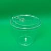 100 Count, Disposable Cold Pet Cups with Sip Lids, Clear Plastic, 16 Ounce, for To-go Drinks view 2