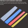 Portable Lightweight Wheelchair Ramp 2 Pack - 1 to 6.5 cm Rise High Floor Transition Strip Non-Slip Threshold Ramp - Door Trim Bar for Carpet Threshold Transition,Red,0.4" view 3