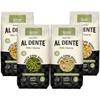 Al Dente Traditional Variety 4-Pack All-Natural, Hand-Crafted Egg Pasta. Includes Egg, Spinach, Garlic Parsley Fettuccine and Golden Bonnetti. (Packaging May Vary) - 12oz Bags (Pack of 4) view 1