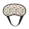 Eye Sleep Masks for Women Men - Elastic Band Blackout Mountain Forest Dinosaur Print Travel Eye Masks for Sleep Airplane, Comfy Night Sleeping Mask Cover for Nap and Party Games view 1