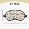 Eye Sleep Masks for Women Men - Elastic Band Blackout Mountain Forest Dinosaur Print Travel Eye Masks for Sleep Airplane, Comfy Night Sleeping Mask Cover for Nap and Party Games view 2