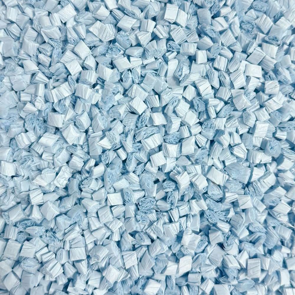 400G Paper Rope, Colored Paper Particles, Crinkle Cut Paper Shred Filler,Gift Basket Filler for Packaging, Crafting, Weddings & Parties