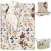 60 Sheets Flower Tissue Paper Gift Wrapping Paper Vintage Wildflower Floral Butterfly DIY Art Crafts Tissue for Wedding Birthday Baby Shower, 14 x 20 Inch view 1