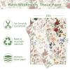 60 Sheets Flower Tissue Paper Gift Wrapping Paper Vintage Wildflower Floral Butterfly DIY Art Crafts Tissue for Wedding Birthday Baby Shower, 14 x 20 Inch view 2