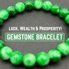 AKDNZ Jade Bracelet for Women & Men - Natural Green Jade Bracelet with 8mm Round Beads, Handmade Adjustable Healing Crystal Jewelry for Spiritual Balance, Luck, Wealth & Protection, Gift for Christmas view 3