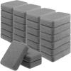 Tioncy 24 Pcs Large Car Wash Sponges Bulk 7.5 x 5.5 x 1.9 Inch Grouting Foam Cleaning and Washing Sponge Commercial Foam Large All Purpose for Kitchen Bathroom Household (Grey) view 1