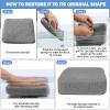 Tioncy 24 Pcs Large Car Wash Sponges Bulk 7.5 x 5.5 x 1.9 Inch Grouting Foam Cleaning and Washing Sponge Commercial Foam Large All Purpose for Kitchen Bathroom Household (Grey) view 3