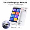 4in Simultaneous Interpretation Device, 135 Languages Online, 14 Offline, 59 Photo Translation, Metal Travel Language Translator - HD Screen, Noise Cancelling Mic, Business and view 2
