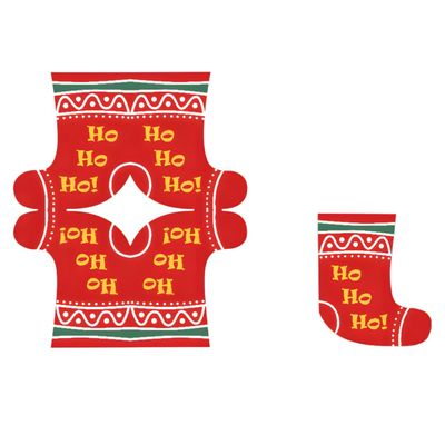 ZSKunity Christmas Party Napkins, 4 Festive Designs Disposable Dinner Napkins for Xmas Birthday Party Decor, Holiday Supplies (Christmas socks 40pcs)