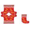 ZSKunity Christmas Party Napkins, 4 Festive Designs Disposable Dinner Napkins for Xmas Birthday Party Decor, Holiday Supplies (Christmas socks 40pcs) view 1