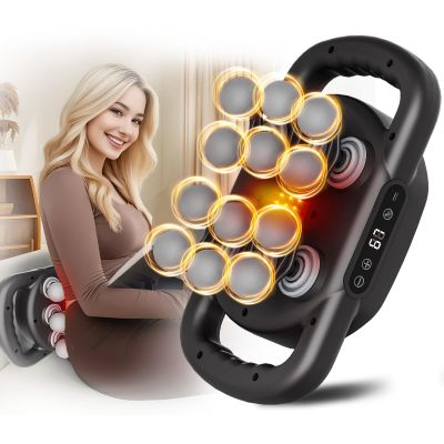 12 Head Massage Gun Deep Tissue With 9 Levels & 9 Modes,Cordless Electric Percussion Massager Tool For Back/Neck/Shoulder/Hand/Leg/Foot/-Full Body Muscle Pain Relief,Ideal Gifts For Men/Women/Mum/Dad