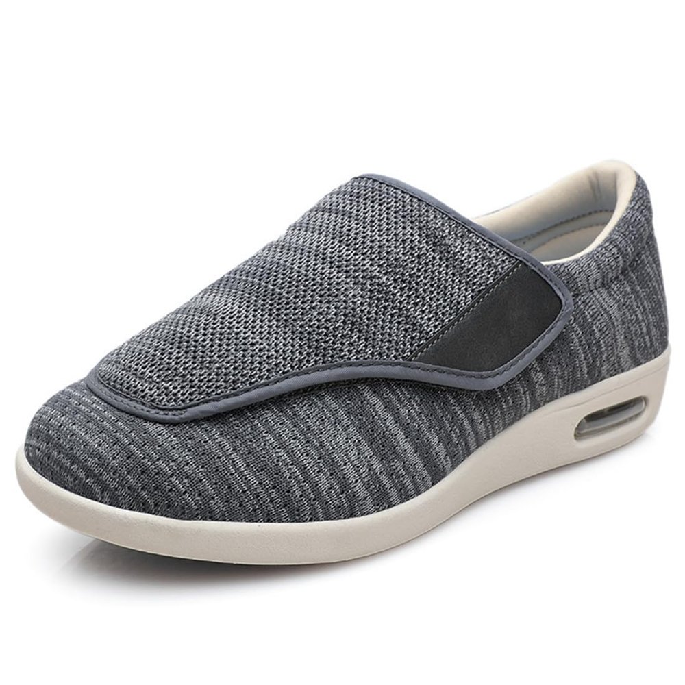 Ortho Diabetic PRO - Comfortable Diabetic Shoes (Gray-D,9)