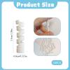 20 Pack Oxygen Tube Support Crimp Straightener for Retractable Oxygen Tubing Reels, Portable Oxygen Concentrator, Oxygen Hose Nasal Cannula, White Tubing Supports Oxygen Accessories view 2