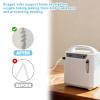 20 Pack Oxygen Tube Support Crimp Straightener for Retractable Oxygen Tubing Reels, Portable Oxygen Concentrator, Oxygen Hose Nasal Cannula, White Tubing Supports Oxygen Accessories view 4