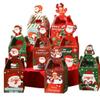 APXXAIBO 10-Pack Christmas Safe Fruit Boxes Cute Cartoon Creative Gift Boxes for Christmas Eve Apples & Candy (Santa Claus A (Pack of 10); 8.5 * 8.5 * 8.5cm) view 2