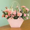 5PCS Paper Flower Bouquet Bags with Handle, Colored Bouquet Flower Wrapping Boxes for Mother's Day Wedding Birthday Anniversary Valentine Day view 3