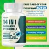 14-in-1 Advanced Eye Formula - Eye Vitamin and Mineral Supplement with Zinc- Astaxanthin - Lutein - Zeaxanthin & Saffron Extract - 60 Capsules (1) view 3
