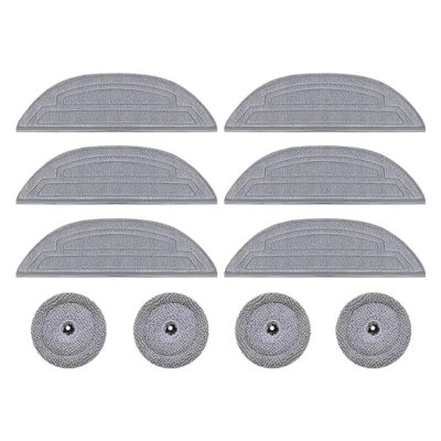 10PCS Mop Pad RefillCompatible For RoborockS8 Max Ultra / S8 Maxv Ultra Robot Vacuum Replacement Washable And Reusable Mop Cloth