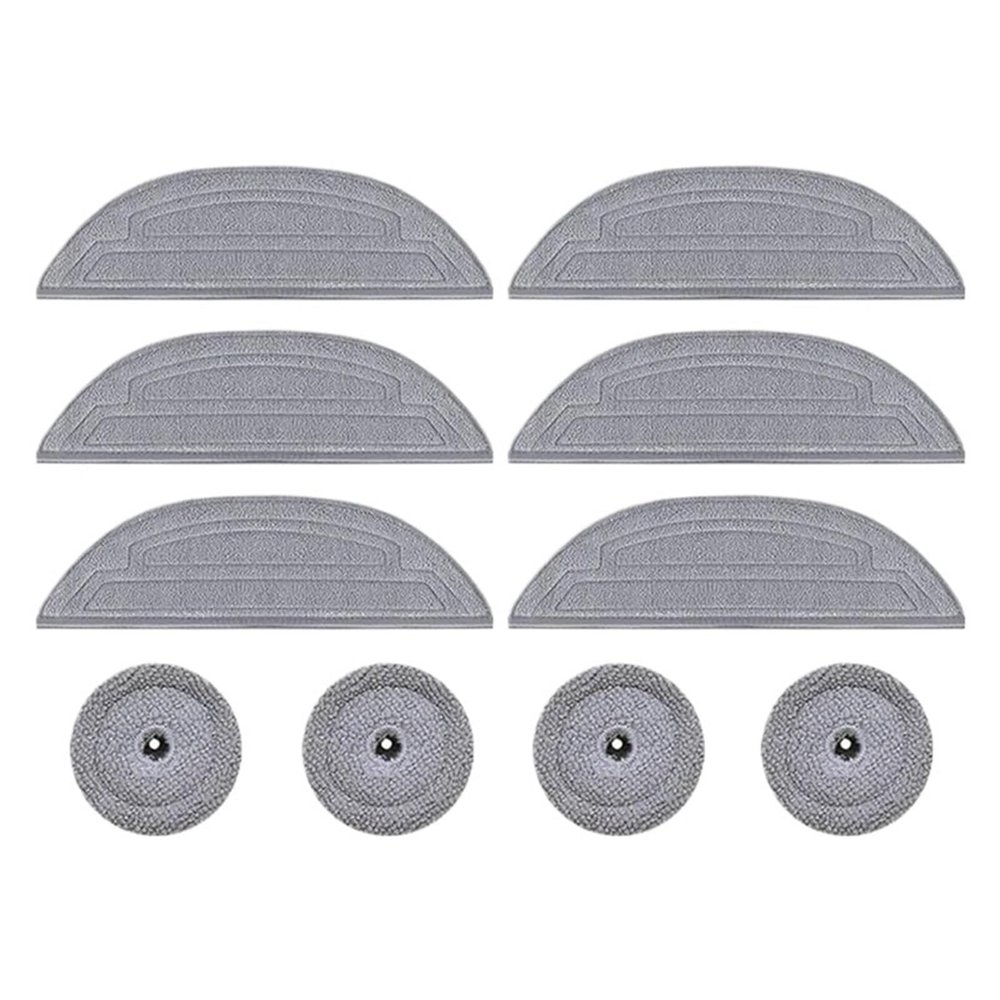 10PCS Mop Pad RefillCompatible For RoborockS8 Max Ultra / S8 Maxv Ultra Robot Vacuum Replacement Washable And Reusable Mop Cloth