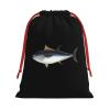 NUSDB Tuna Fish Christmas Gift Bags, Santa Wrapping Bags, Xmas Presents Bag With Drawstring, Holiday Party Favors Birthday & Christmas Gift (Large Medium Small) view 1