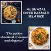 Al Ghazal Extra Long Super Basmati Sela Rice 10 Lbs / 4.54 kg, Non GMO, Extra Long Basmati Rice, White Rice, Vegan Dried Rice, BPA & Gluten Free, Zip Lock Bag, Non Sticky Grain view 2
