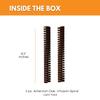 FastRack Oak Spirals for Aging Whiskey, Wine & Beer (Pack of 2 | 8" American Oak Light Toast Wood Spirals for Whiskey Sticks | Barrel Aged in a Bottle Infusion Spiral for Wine Making & Craft Beer view 2