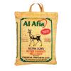 Al Afia Basmati Sela Rice Supreme Quality Extra Long Super Basmati Sela Rice, 10 lb (4.54 kg), Non GMO, Extra Long Basmati Rice, Vegan, Gluten Free, BPA Free, Zip Lock Bag, Dried Grains, Fresh White Rice view 1