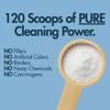 Base & Clean The Daily Refresher | 100% Natural Retainer & Aligner Cleaner Powder | For Daily Use | 4 Month Supply | No Harsh Chemicals or Wrappers | Made in USA | NO Persulfate view 3