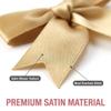Gold Gift Wrap Bows 100 Pcs 3.3 Inch Elegant Metallic Self Adhesive Bows for Wedding, Christmas, Corporate Events, Baby Shower, Birthday,Party Decorations (Includes 100 Adhesive) view 4