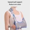 WAGJIA Adjustable Arm Sling Shoulder Immobilizer with Thumb Holder, Breathable Sling for Shoulder Injury Rotator Cuff Tears, Fractures, Dislocations & Post-Surgical Recovery(Black+Composite Fabric) view 4